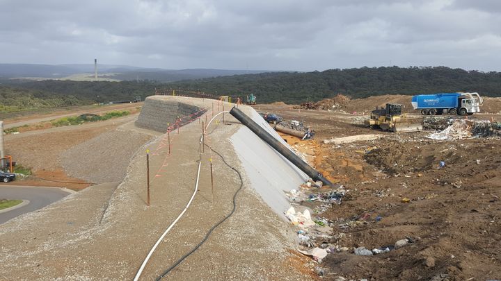 Completed RSS showing the Green Terramesh® system