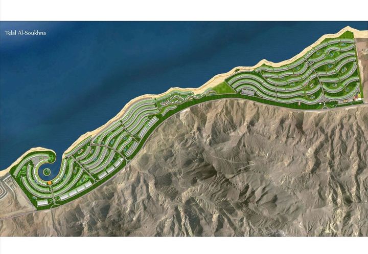 Masterplan of the ‘Telal El Sokhna’ project (courtesy: google images)