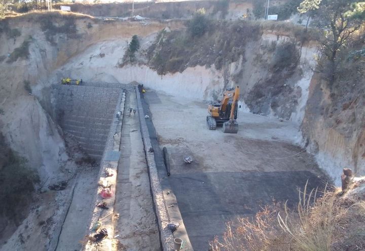 During construction