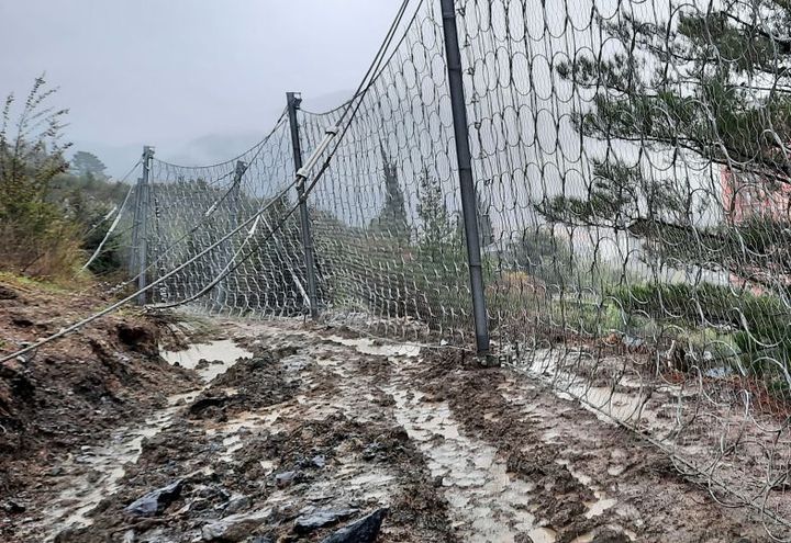 Vista cables de sujeción a monte barrera dinámica RB 1500