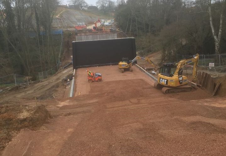 Work started on the Macwall - Jan 2018