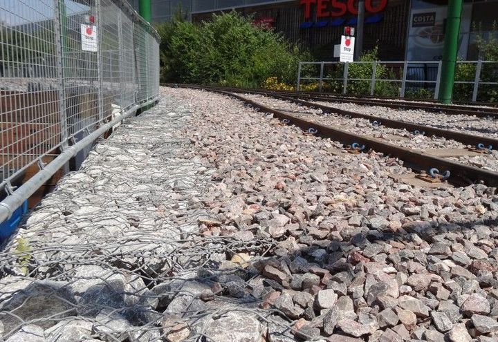 MacGrid EG L used as ballast reinforcement