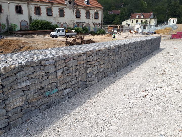  Garde-corps en gabions électrosoudés