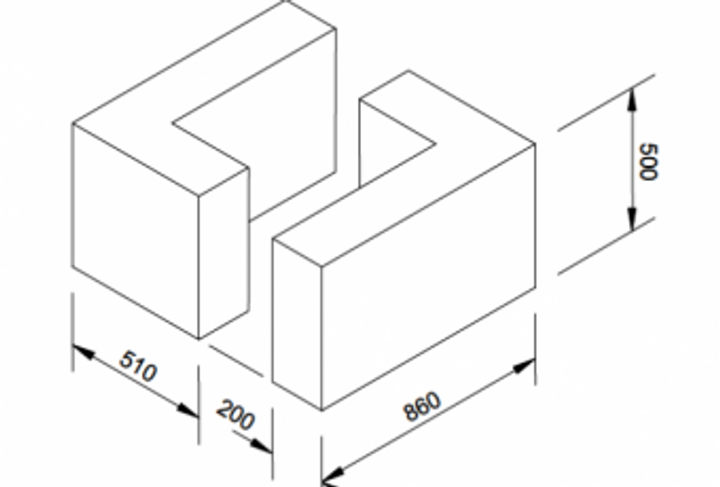 Gabion cladded units