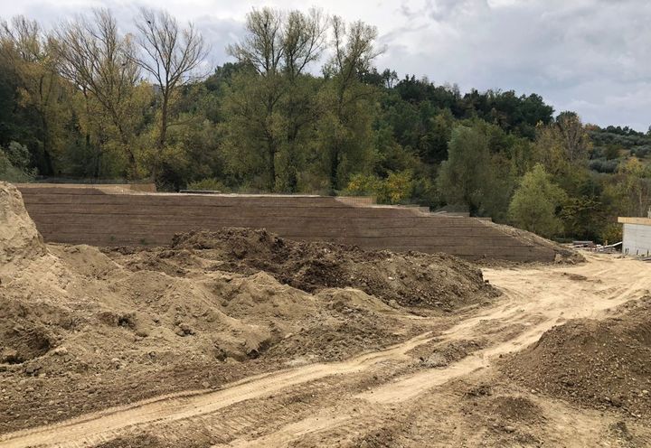 Fase costruttiva dell'opera