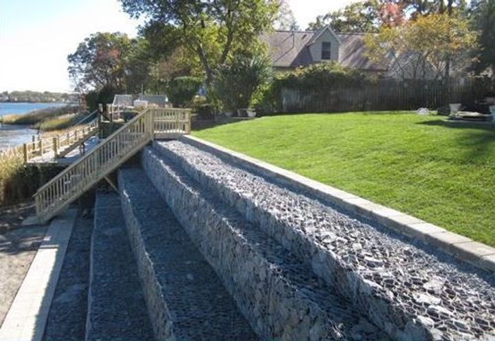 View of completed project approximately 1 year after installation.