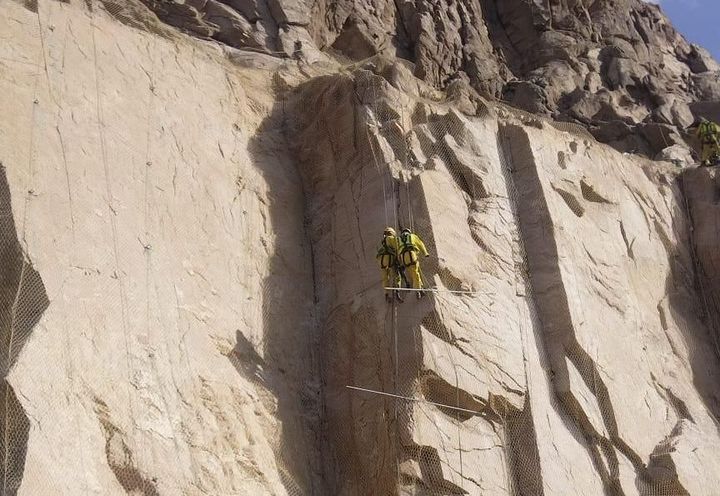 DESIGN AND BUILD OF ROCK STABILIZATION AND WADI INTERCEPTORS 