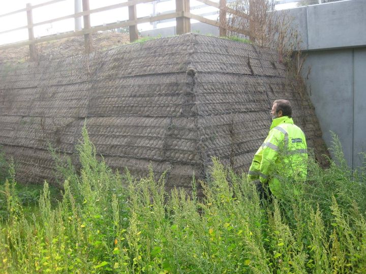 Green Terramesh® Installation after construction
