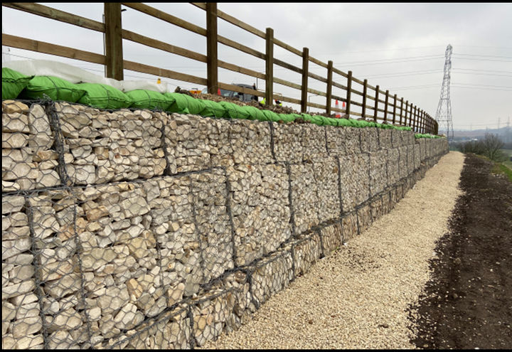 A630 Rotherham Gateway Widening Gabion Retaining Wall Solution for Sustainable Highway Infrastructure