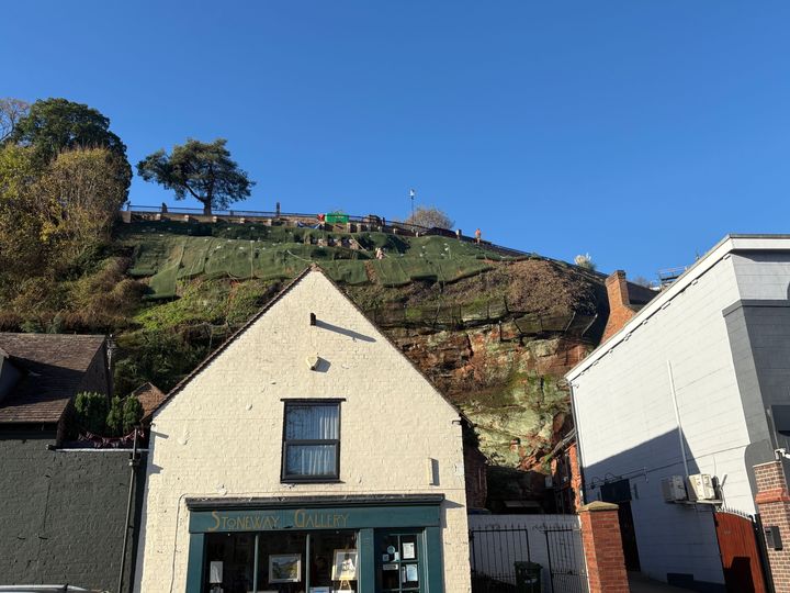 Castle Walk Slope Stabilisation Project, Bridgnorth, Shropshire