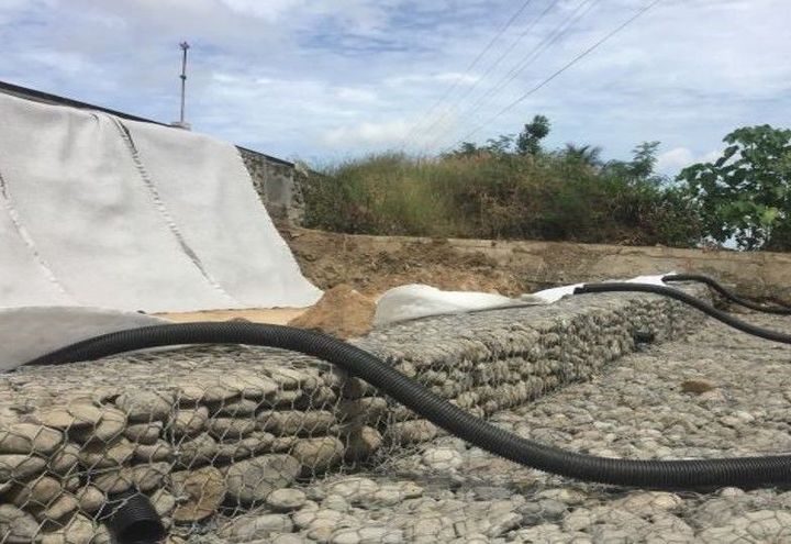 December 2018 - Construction progress (HDPE geopipe)