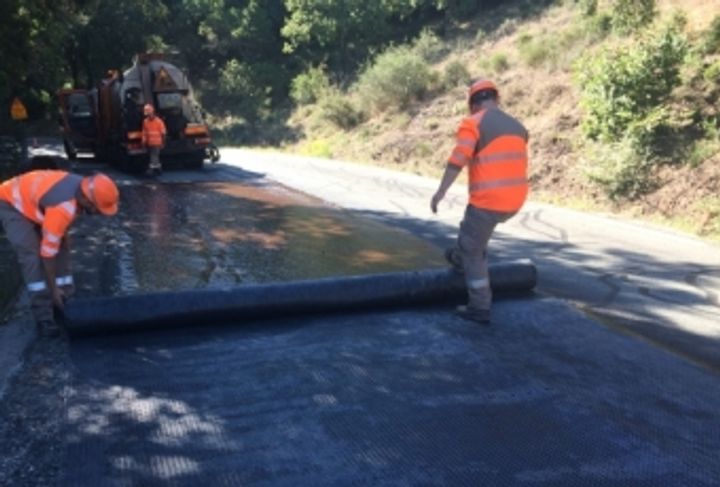 RENFORCEMENT D'ENROBÉ ROUTE DÉPARTEMENTALE VAR ESTEREL