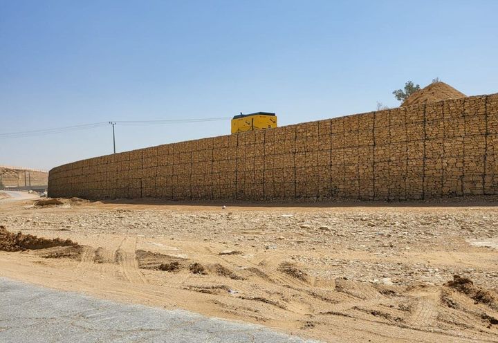 Ongoing Terramesh MSE wall
