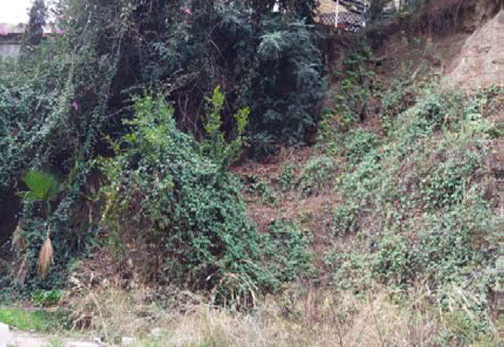 Vista general de la zona a estabilizar
