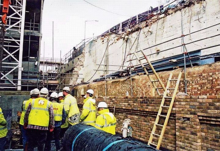 Before construction                                      Date: July 2001