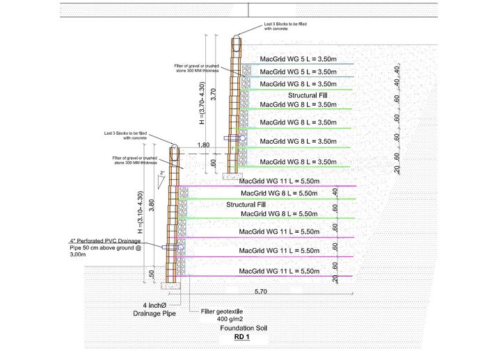 Section drawing 
