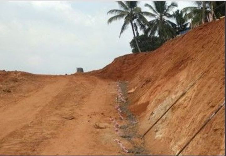 Initial site condition