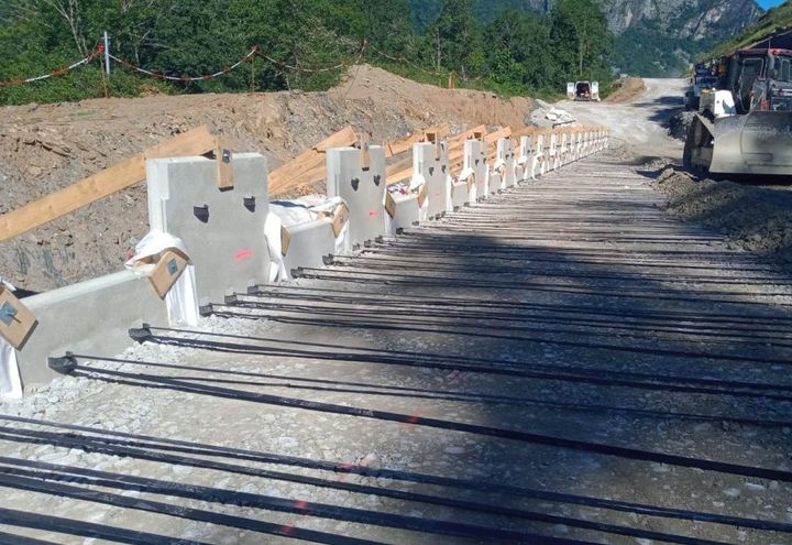 MacRes en cours de pose avec vue des MacLoop et ParaWeb