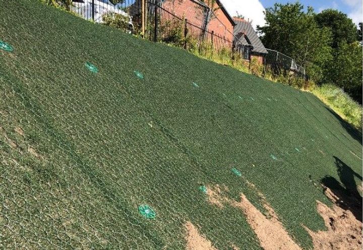 MacMat R Green and Gripple soil anchors