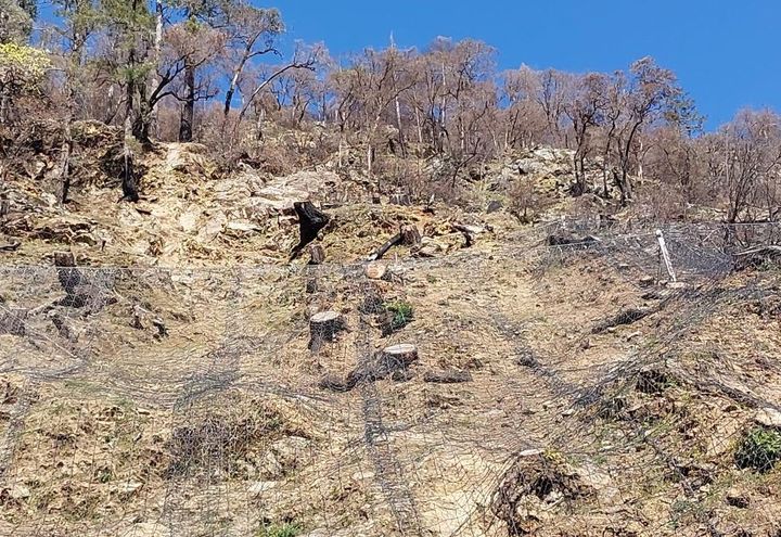 ROCKMESH 3030 BURNED AREA