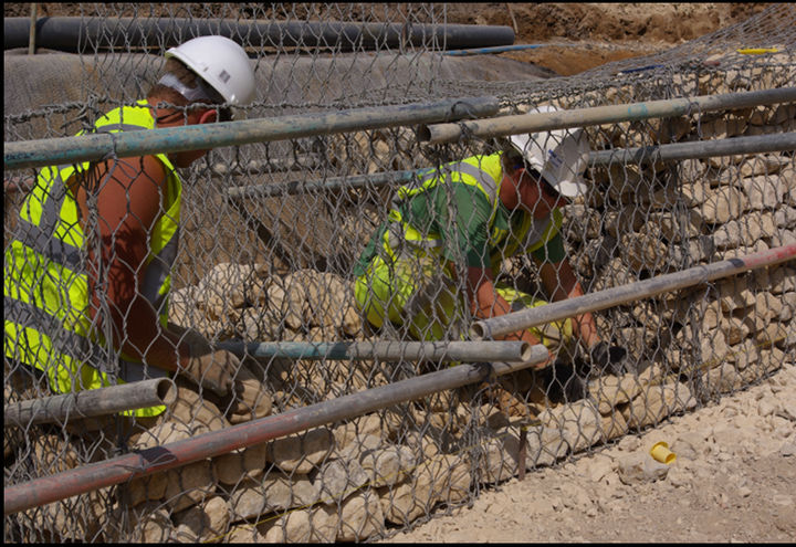MacLine® and Gabion installation