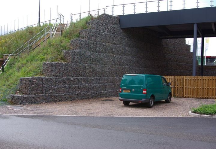 View of bridge bank seat