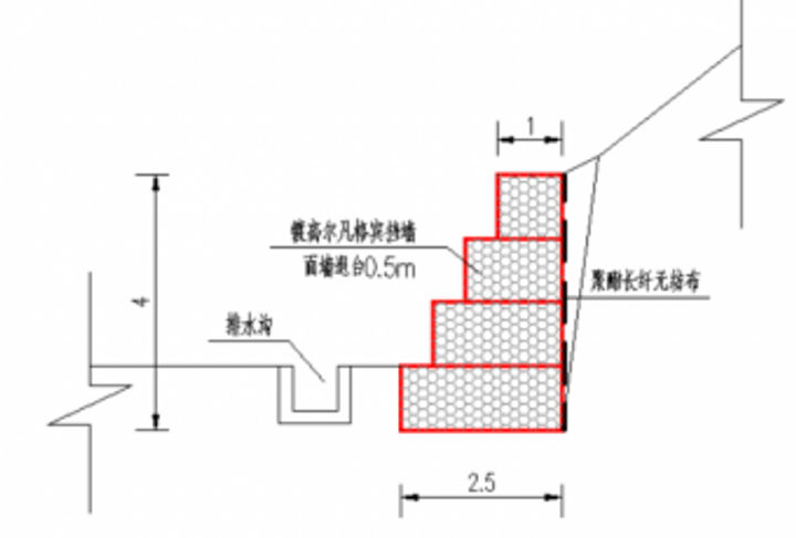 浙江杭绍台高速古来互通格宾挡墙工程_3