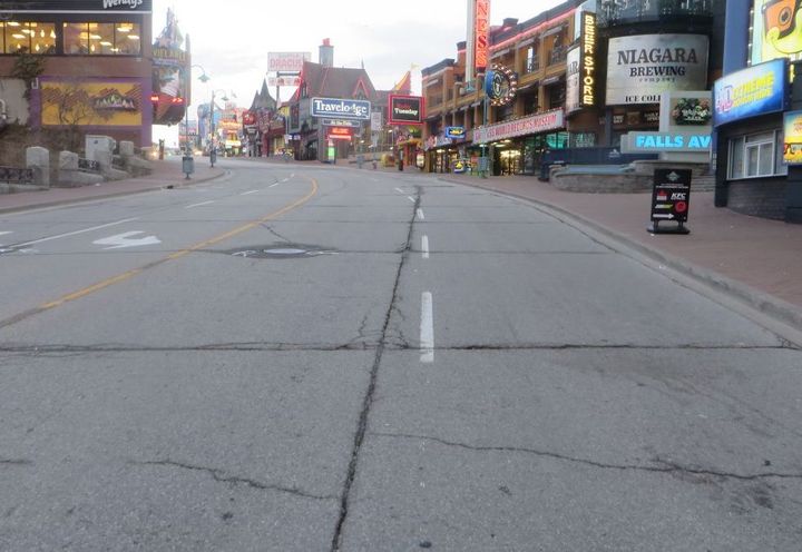 Pavement conditions before rehabilitation