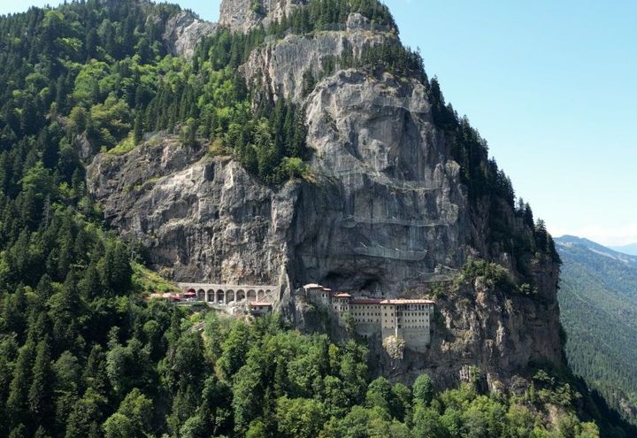 Sumela Monastery Front View