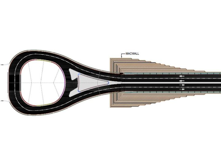 Plan of stepped MacWall