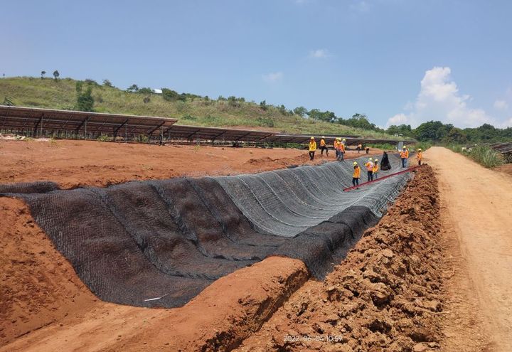 115 MWAC BARAS SOLAR POWER PLANT CHANNEL LINING SOLUTION_2