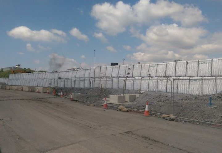 Elevation of the Temporary Structure