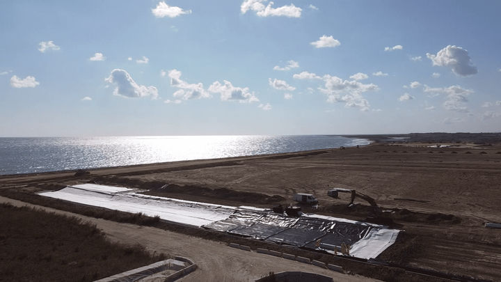 During construction