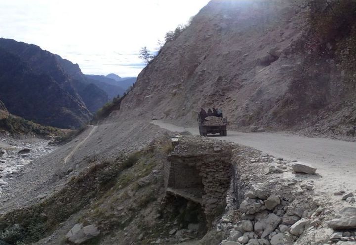 MITIGATION OF LANDSLIDE ZONE AT NH-58, LAMBAGARH_0
