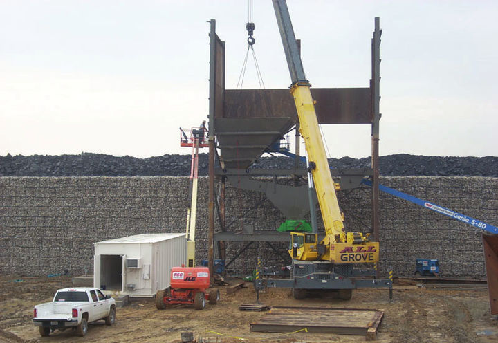 Installation of Dual Hoppers
