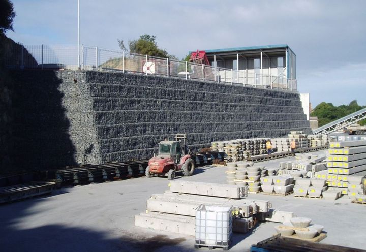 Completed Gabion Terramesh® Wall