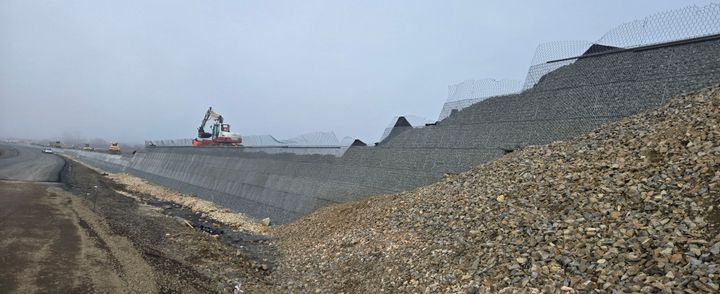 Mineral Terramesh® Construction Underway