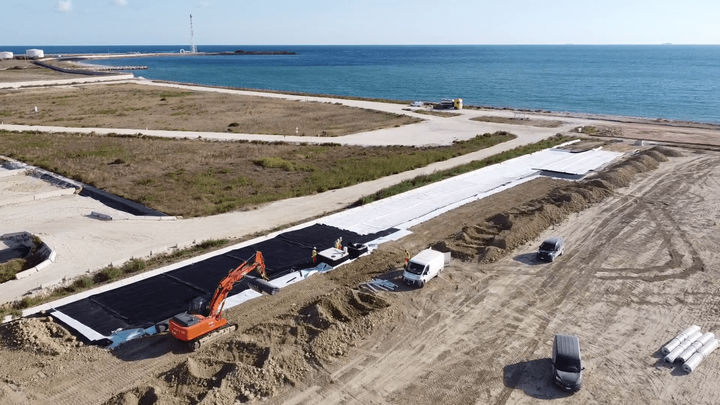 During construction