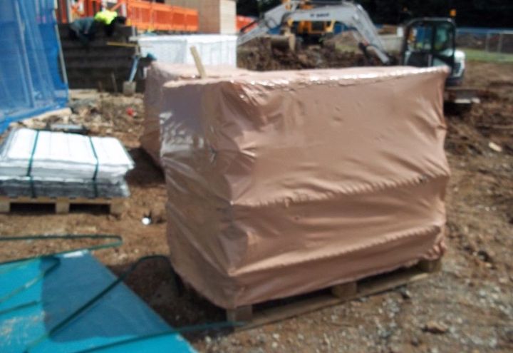 FlexMac DT Units arrive on site fully palletised and sealed