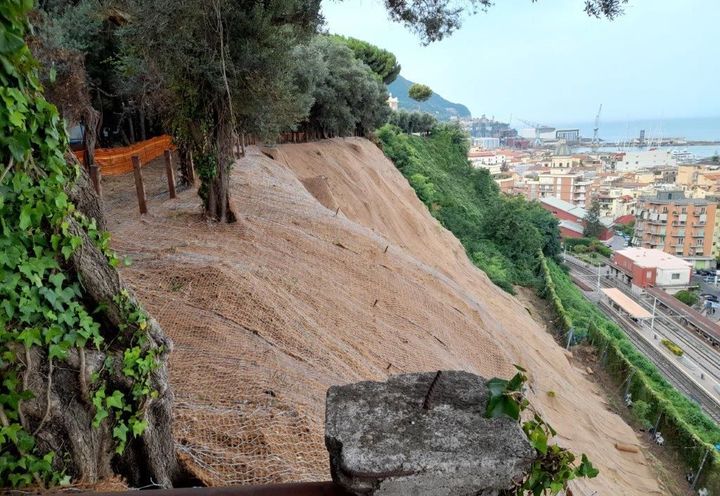 Parte sommitale versante