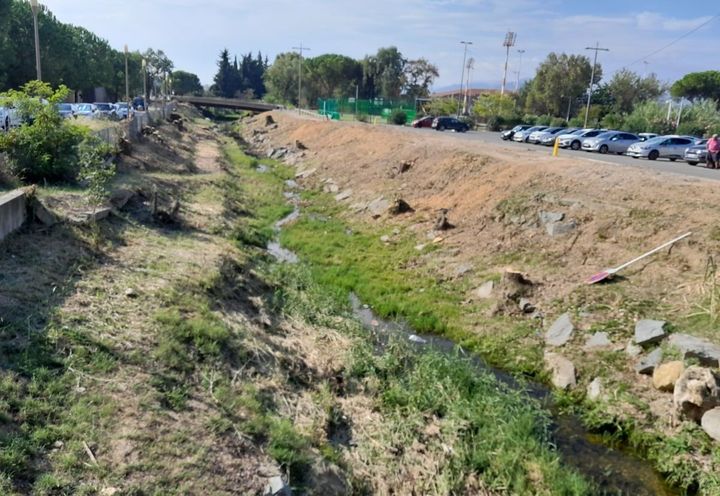Cours d'eau La Frayère avant les travaux