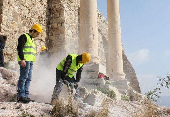 ΕΡΓΑΣΙΕΣ ΔΙΑΤΡΗΣΗΣ ΓΙΑ ΤΗΝ ΤΟΠΟΘΕΤΗΣΗ ΤΩΝ ΑΓΚΥΡΙΩΝ ΤΟΥ ΦΡΑΚΤΗ