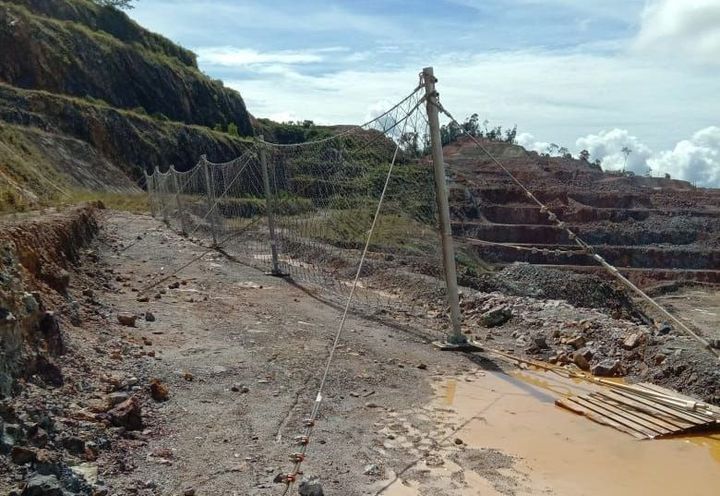 ROCKFALL BARRIER AT MARTABE GOLD MINE, SOUTH TAPANULI_2