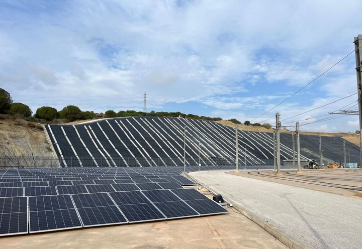 Complete installation of the mesh