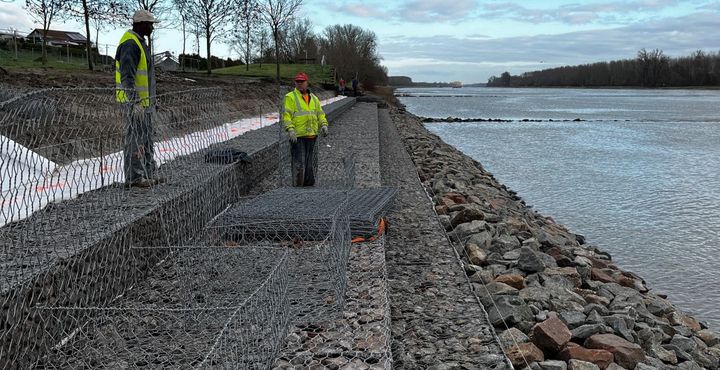 Pendant les travaux