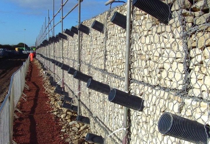 Immediately after construction, before soil nailing