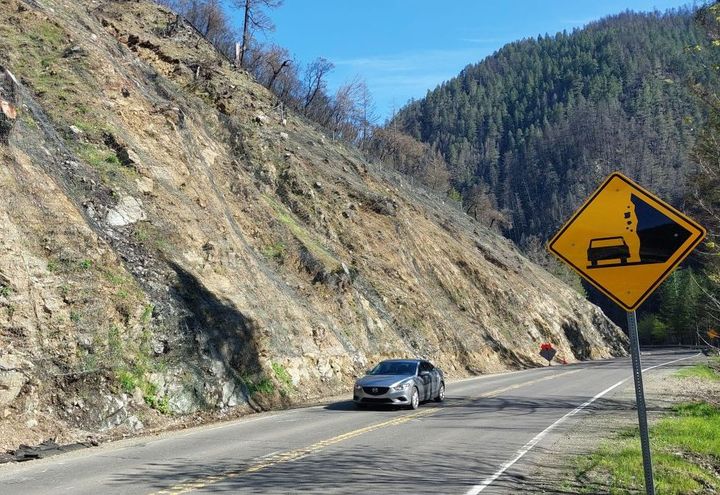 ROCKFALL HAZARD DOES NOT EXIST ANYMORE