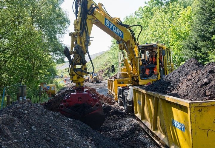 Story Contracting has removed 16,000 tonnes of soil from site