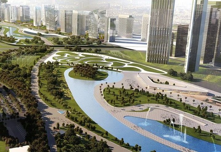 Masterplan rendering of the project (google images)