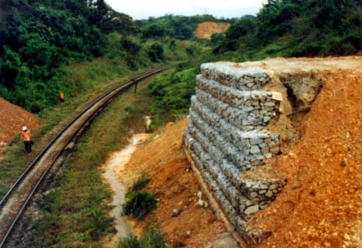 BRIDGE ABUTMENT AT HULU SELANGOR, MALAYSIA_2